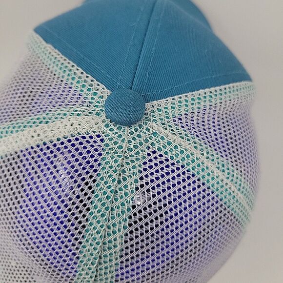 Yeti Coolers Turquoise Tarpon Shark Fish Snapback Trucker Mesh Hat Ball Cap 2016 - Picture 6 of 10